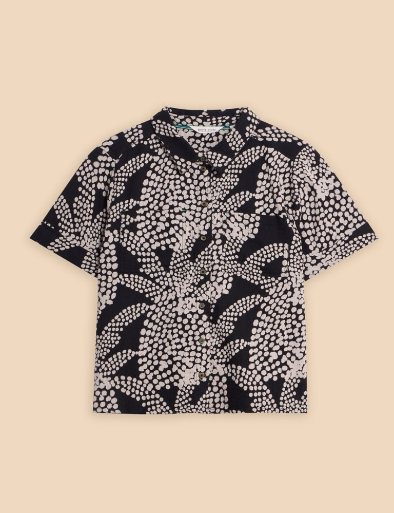 Pure Cotton Printed Collared Shirt 2 of 6