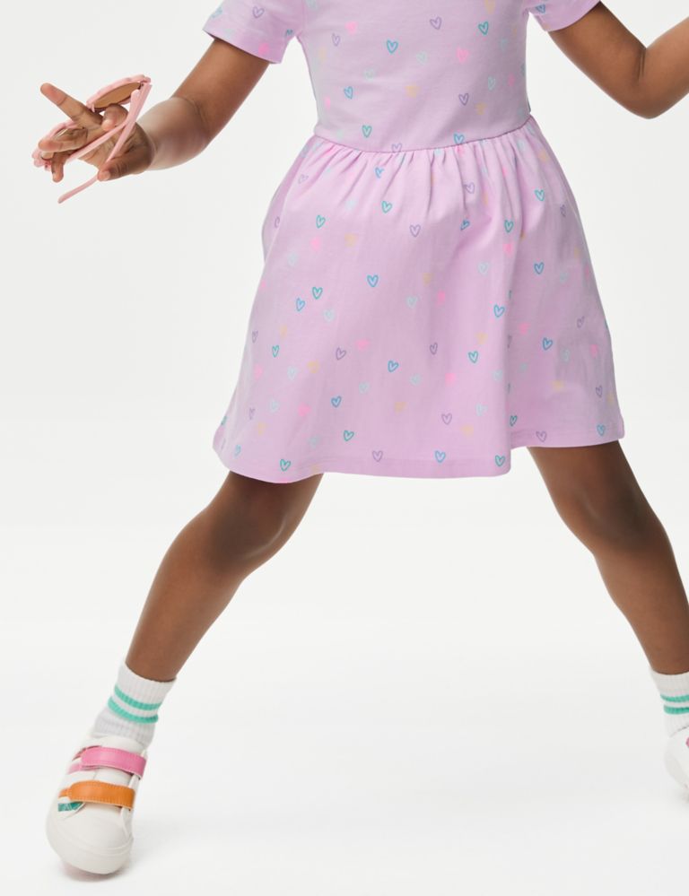 Pure Cotton Printed Dress (2-8 Years) 3 of 4