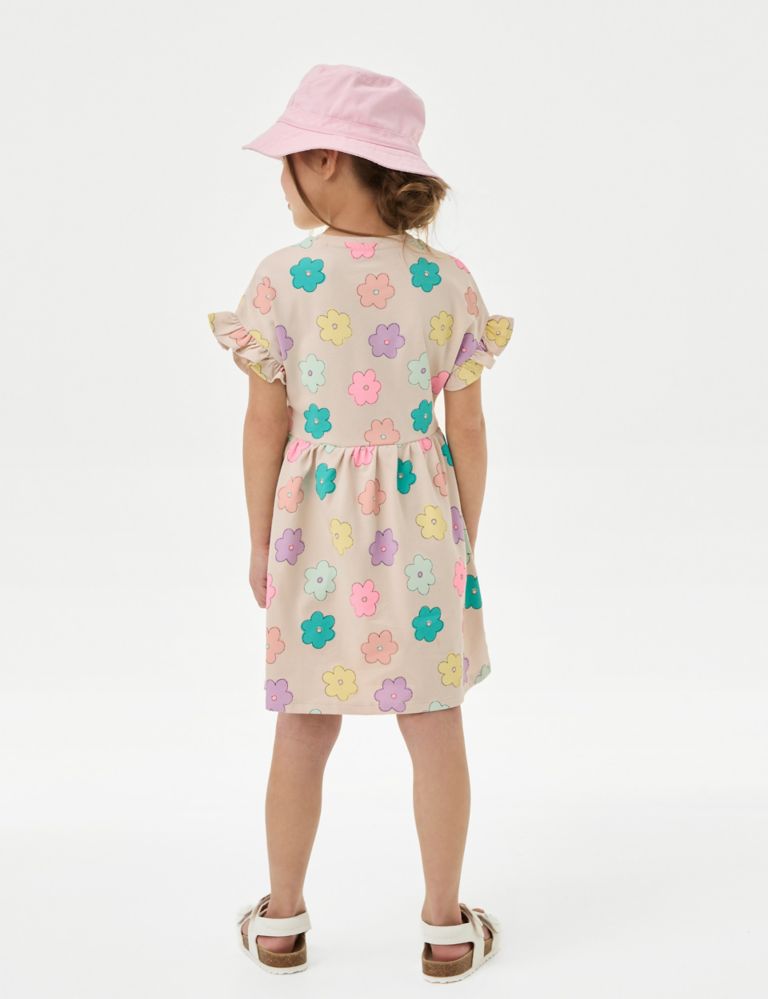 Pure Cotton Printed Dress (2-8 Years) 4 of 4