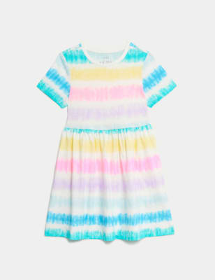 Pure Cotton Printed Dress (2-8 Years) | M&S