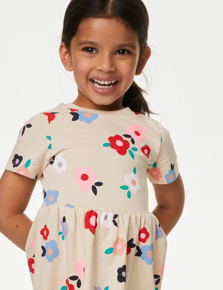 Pure Cotton Printed Dress (2-8 Yrs) 3 of 4