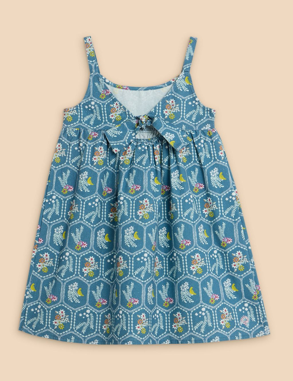 Pure Cotton Printed Dress (3-10 Years) 1 of 3
