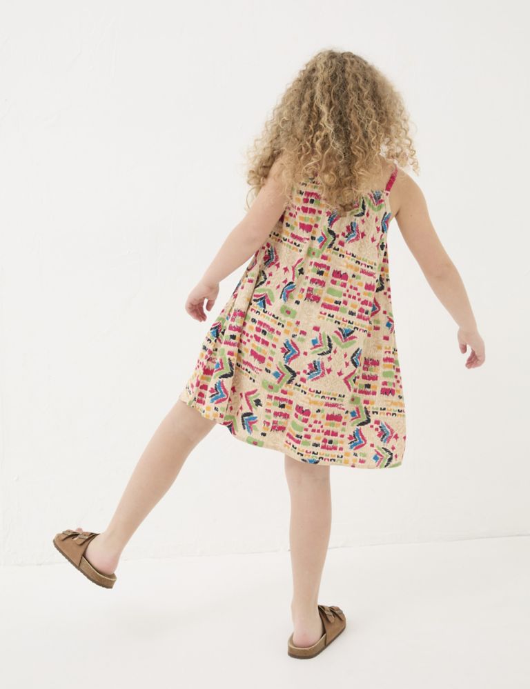 Pure Cotton Printed Dress (3-13 Yrs) 3 of 5