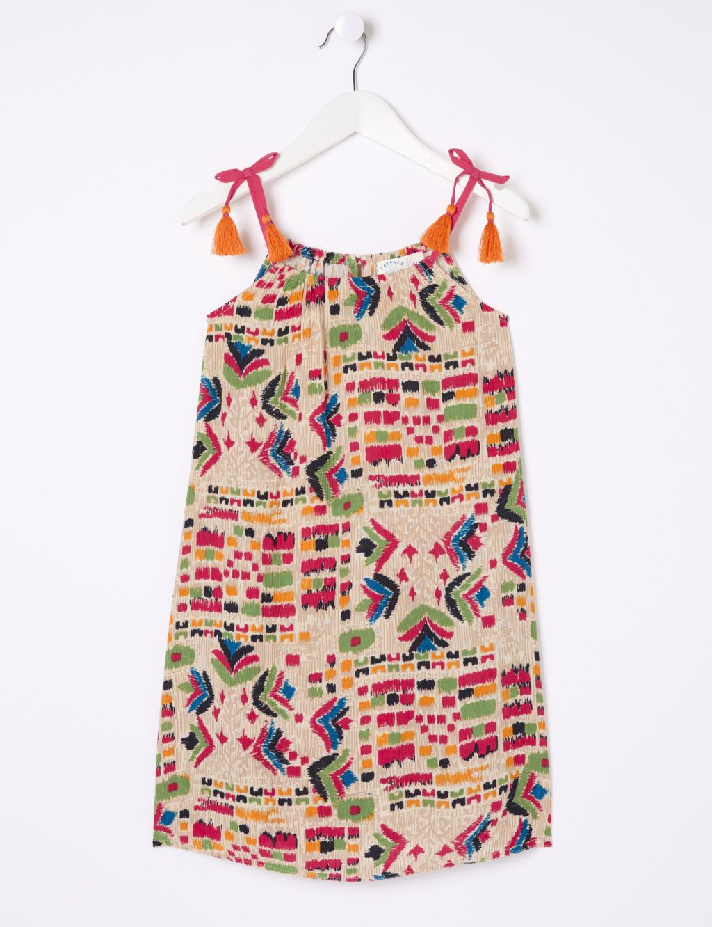 Pure Cotton Printed Dress (3-13 Yrs) 1 of 5