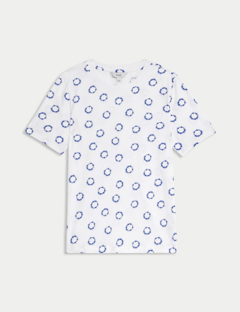 Pure Cotton Printed Everyday T-Shirt 2 of 5