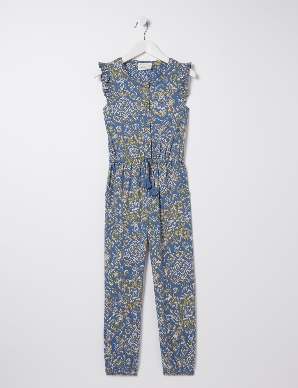 Pure Cotton Printed Jumpsuit (313 Yrs) FatFace M&S