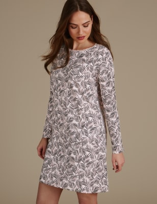 marks and spencer long sleeve nightdress