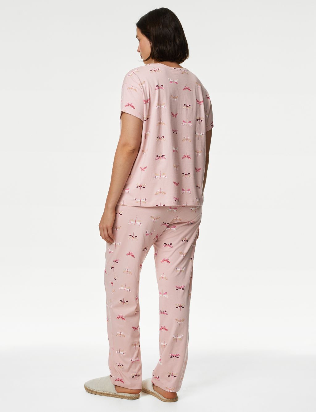Pure Cotton Printed Pyjama Set 4 of 7