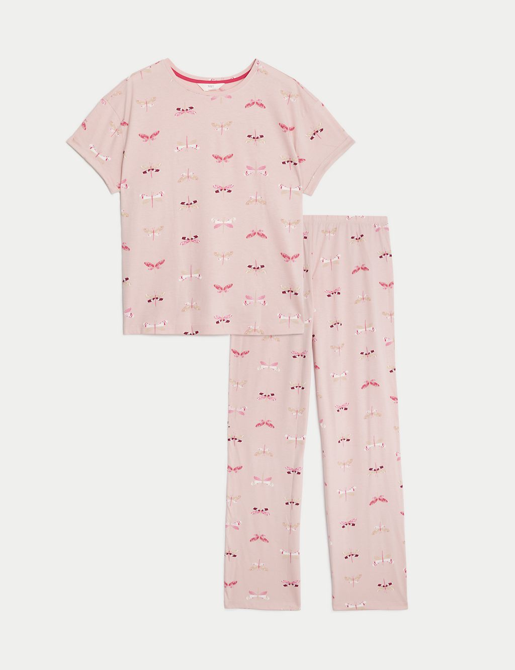 Pure Cotton Printed Pyjama Set 1 of 7