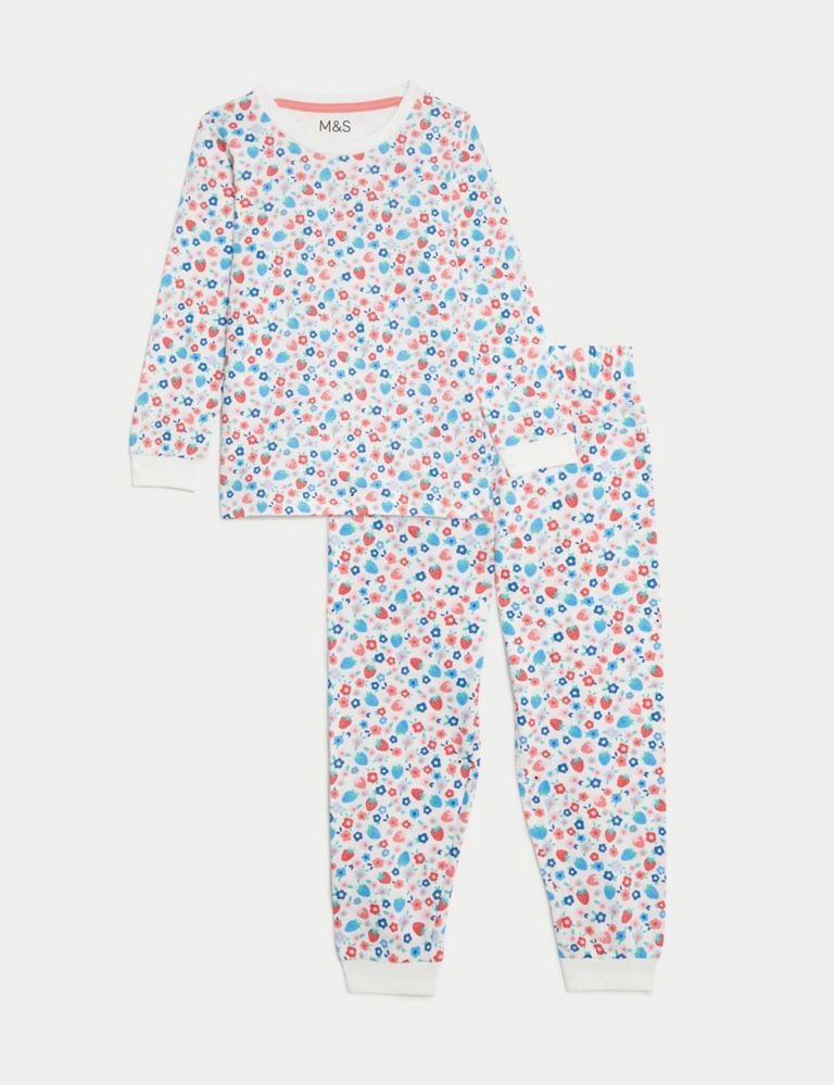 Pure Cotton Printed Pyjamas (1-8 Yrs) 2 of 5