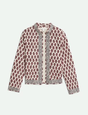 Pure Cotton Printed Quilted Jacket 1 of 6