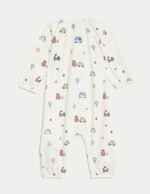Pure Cotton Printed Romper (7lbs-1 Yrs) Image 2 of 3
