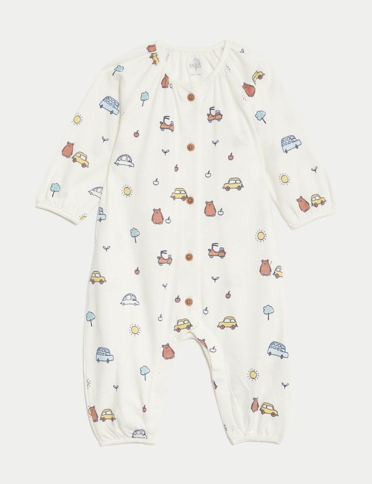 Pure Cotton Printed Romper (7lbs-1 Yrs) 1 of 3