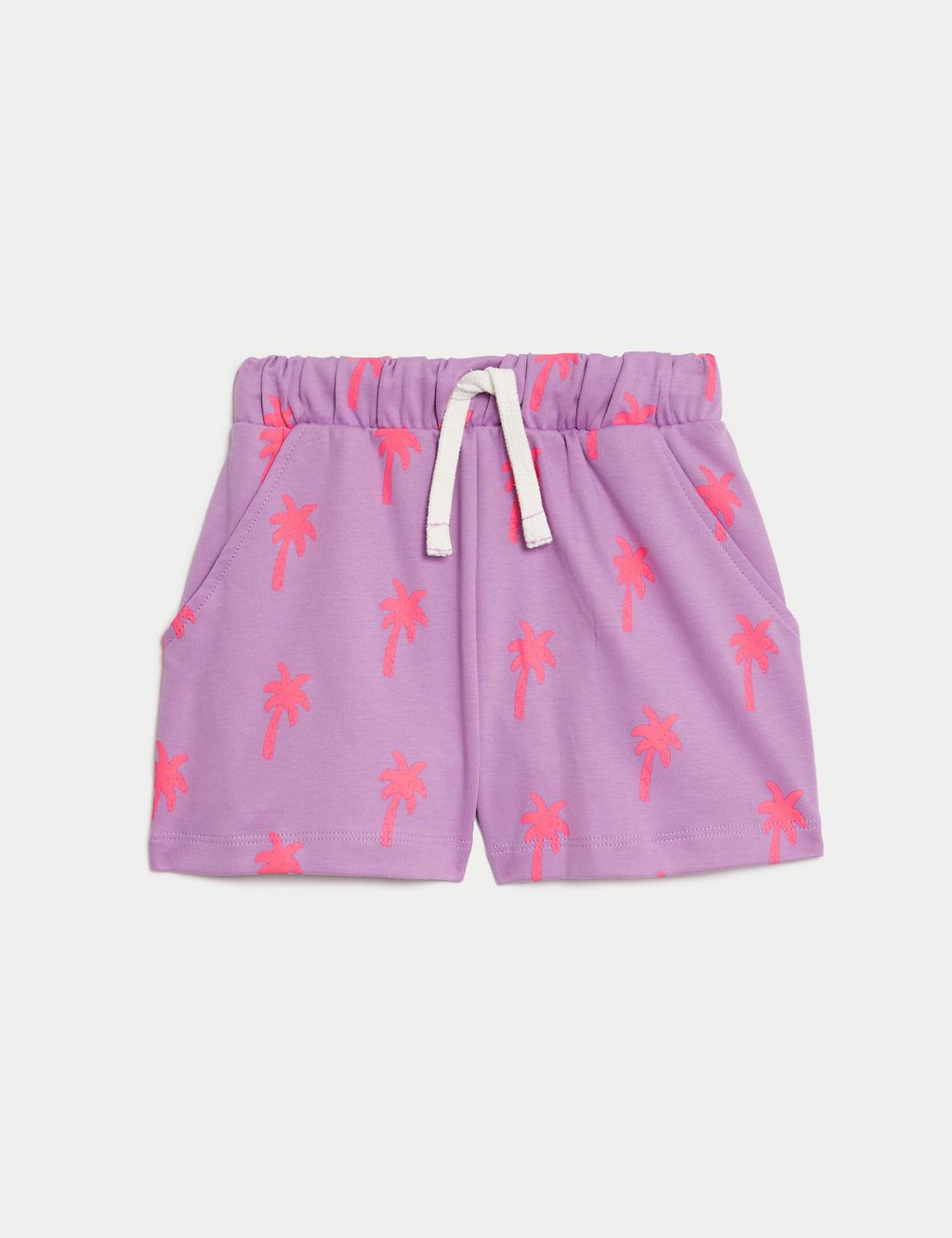 Pure Cotton Printed Runner Shorts (2-8 Yrs) 1 of 4
