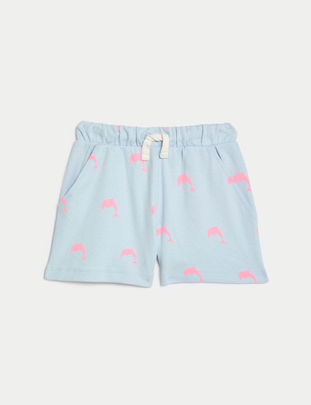 Pure Cotton Printed Runner Shorts (2-8 Yrs) 1 of 4
