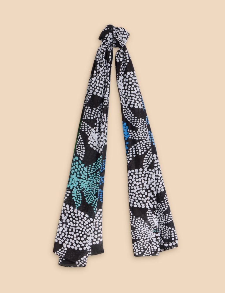 Pure Cotton Printed Scarf 1 of 3