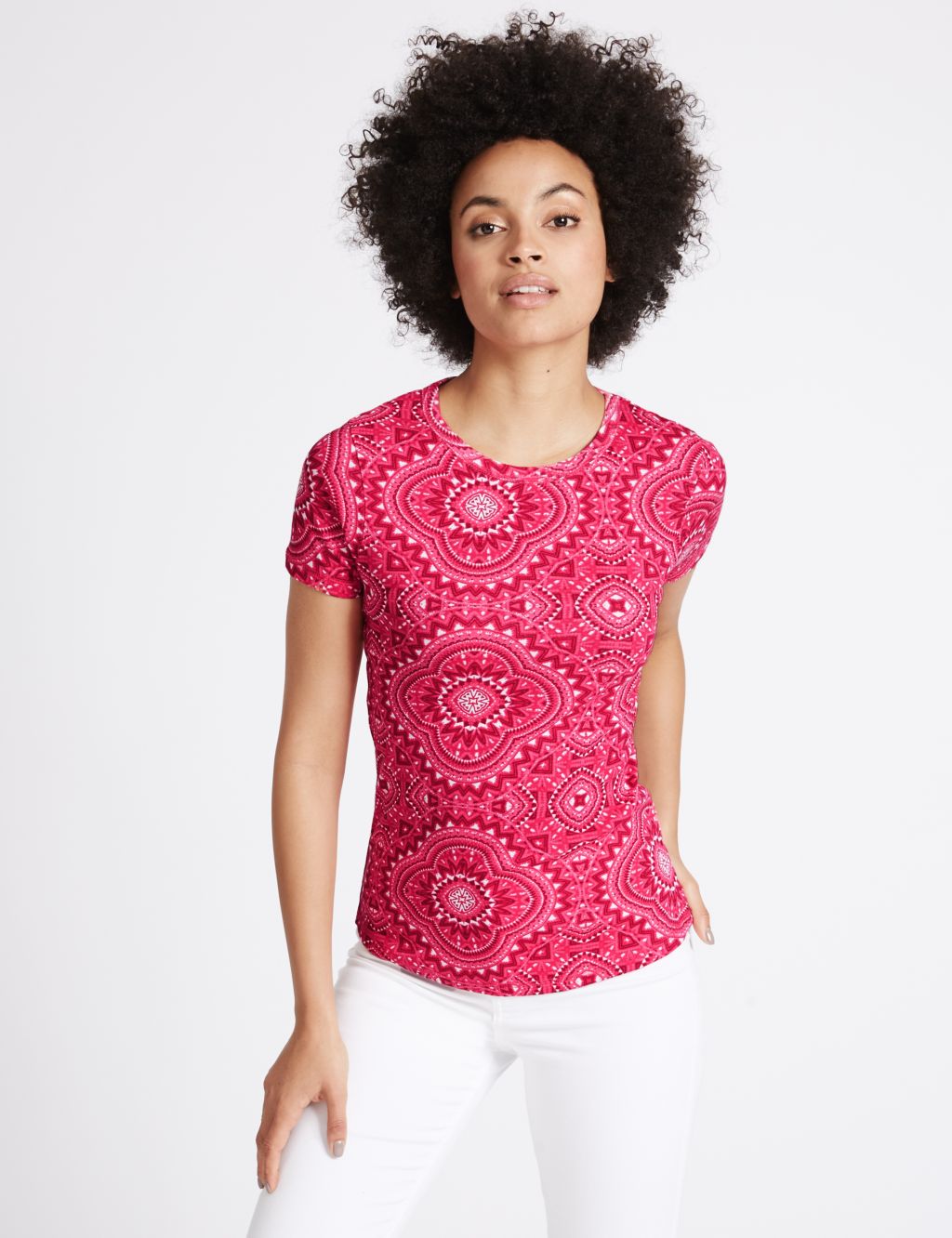 Pure Cotton Printed Short Sleeve T-Shirt 3 of 4