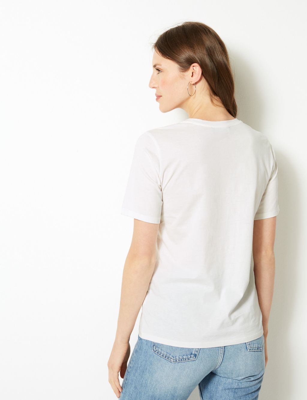 Pure Cotton Printed Short Sleeve T-Shirt 4 of 4
