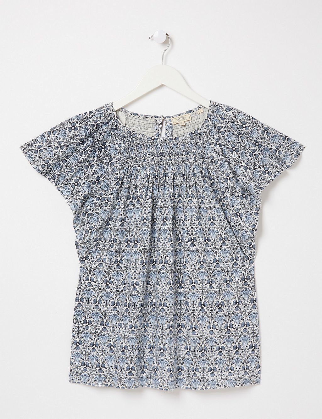 Pure Cotton Printed Short Sleeve Top 1 of 4