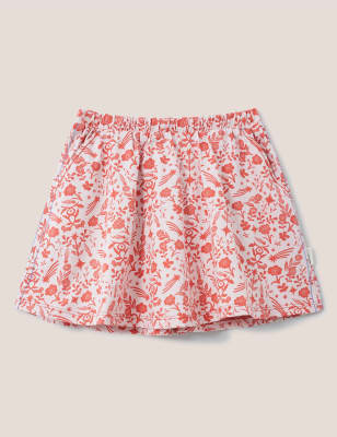 Pure Cotton Printed Skirt (3-10 Yrs) Image 2 of 5
