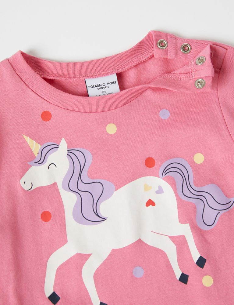 Pure Cotton Printed T-Shirt (1-10 Yrs) 2 of 3