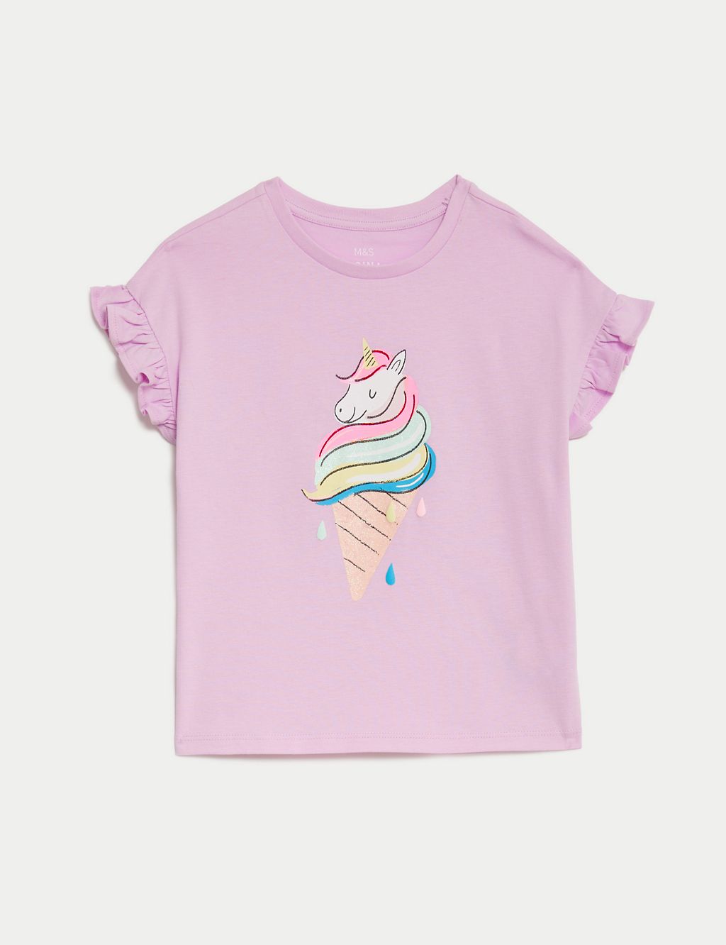 Pure Cotton Printed T-Shirt (2-8 Yrs) 1 of 5