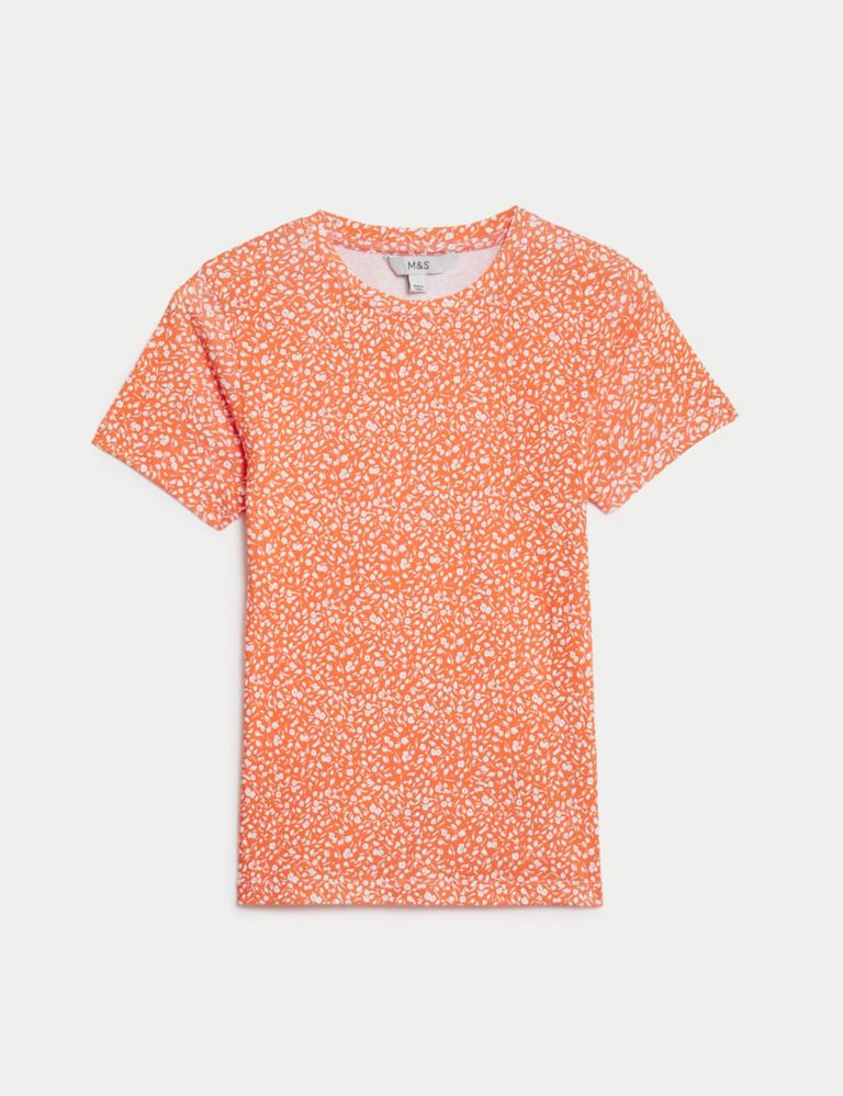 Pure Cotton Printed T-Shirt 2 of 5