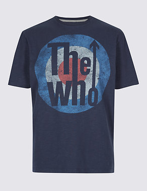 Pure Cotton Printed The Who T-Shirt Image 2 of 4
