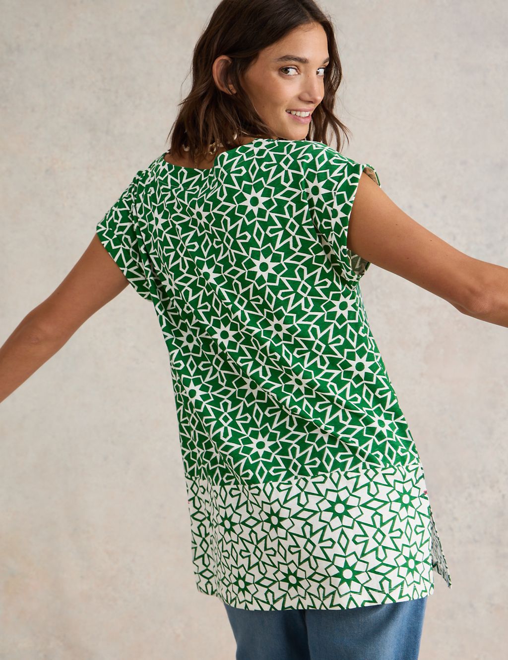 Pure Cotton Printed Tunic 2 of 7