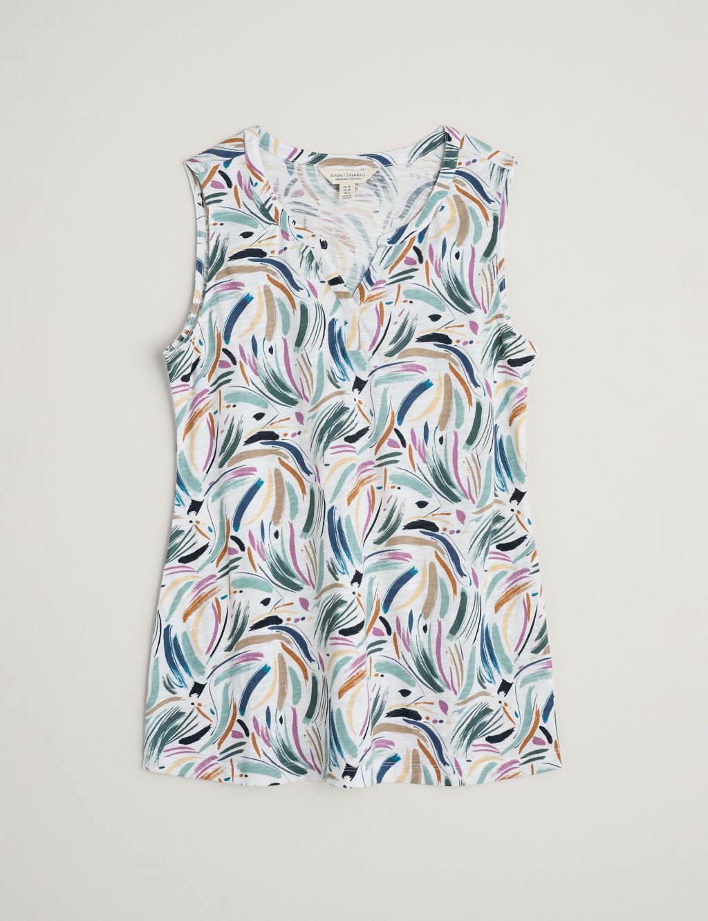 Pure Cotton Printed Vest 1 of 5