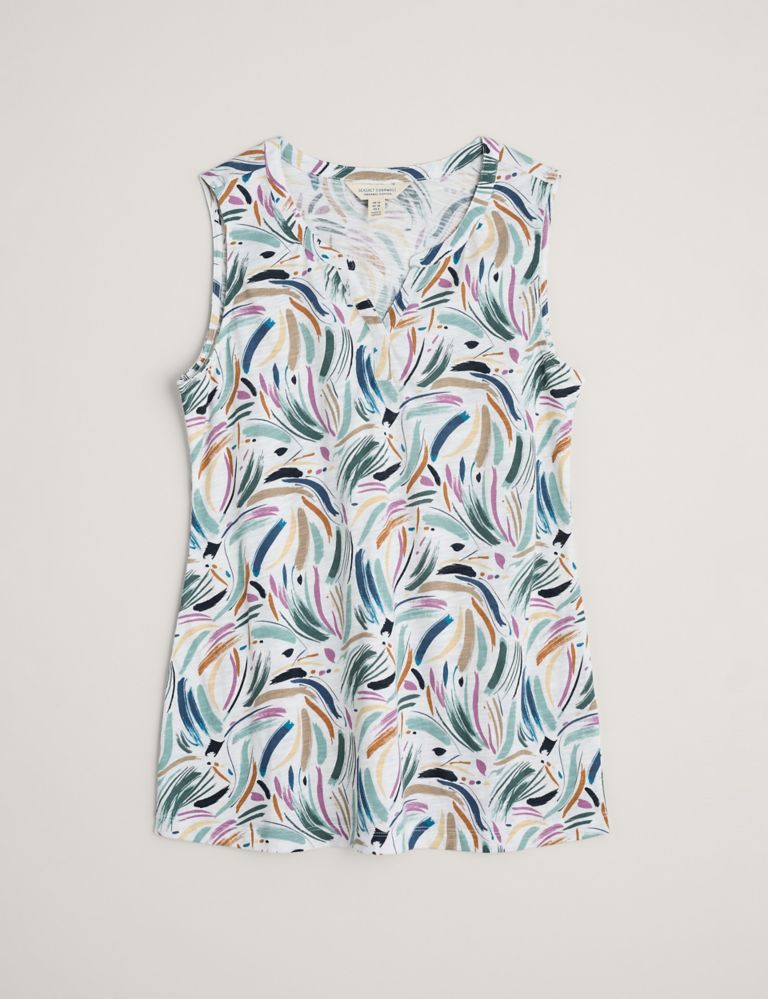 Pure Cotton Printed Vest 2 of 5