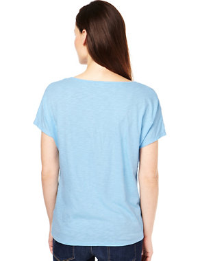 Pure Cotton Puff Print T-Shirt Image 2 of 4