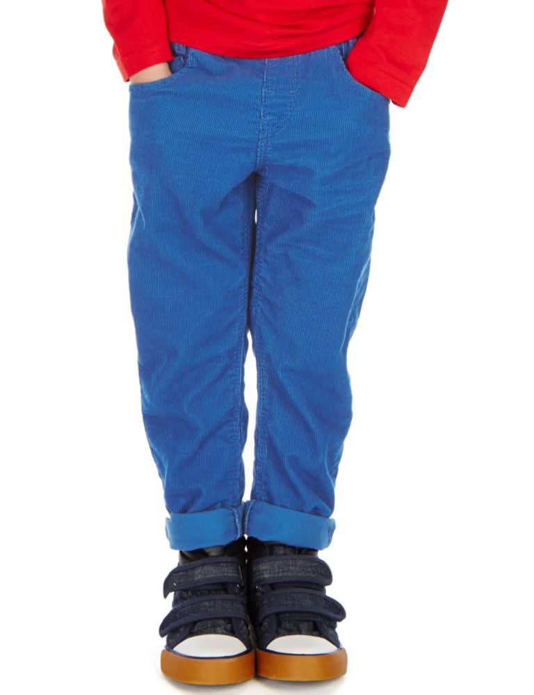 Pure Cotton Pull On Corduroy Trouser (1-7 Years) 1 of 3