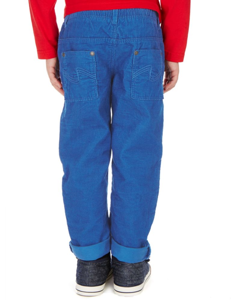 Pure Cotton Pull On Corduroy Trouser (1-7 Years) 3 of 3