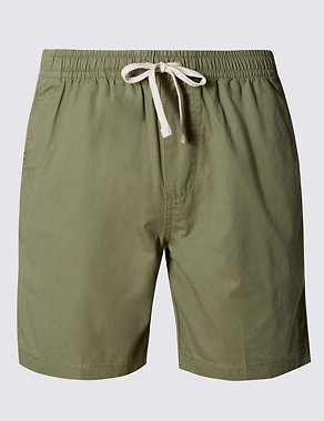 Pure Cotton Pull On Rugby Shorts Image 2 of 4