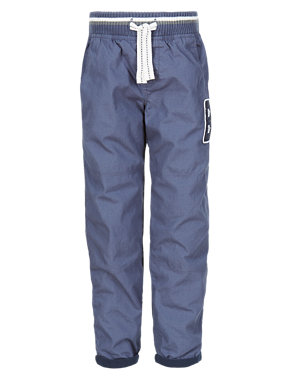 Pure Cotton Pull On Trousers (1-7 Years) Image 2 of 3