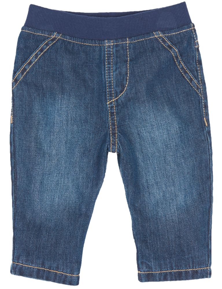 Pure Cotton Pull-on Jeans 3 of 4