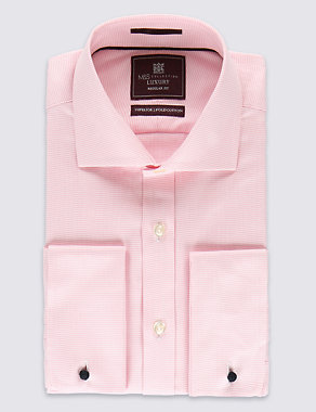 Pure Cotton Puppytooth Checked Shirt Image 2 of 6