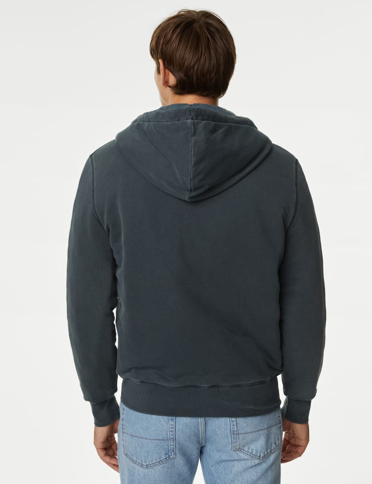 Kingsley Quilted Cotton Fleece Hoodie