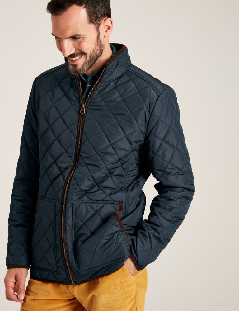 Pure Cotton Quilted Jacket | Joules | M&S
