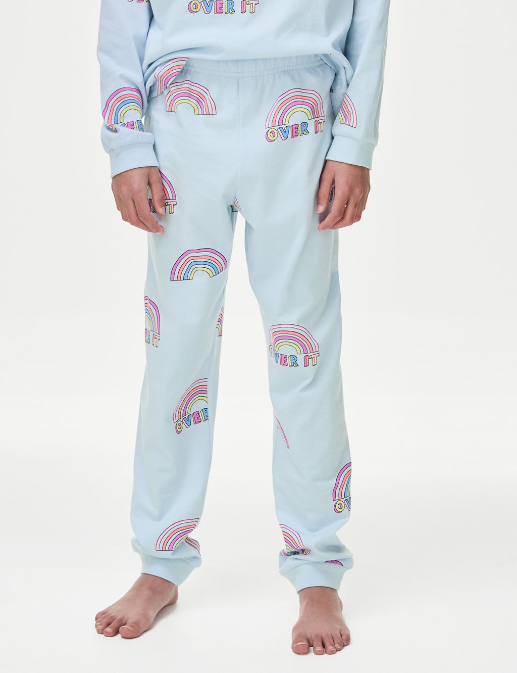 Pure Cotton Rainbow Pyjamas (7-14 Yrs) 4 of 5