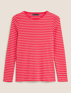 Pure Cotton Regular Fit Long Sleeve Top Image 2 of 5