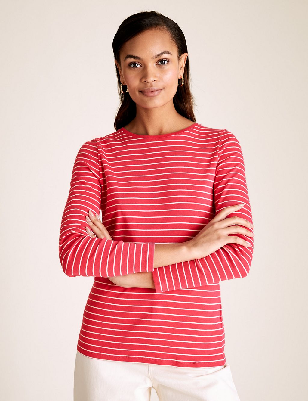 Pure Cotton Regular Fit Long Sleeve Top 3 of 5