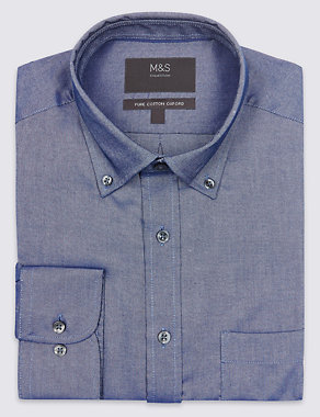 Pure Cotton Regular Fit Oxford Shirt Image 2 of 6
