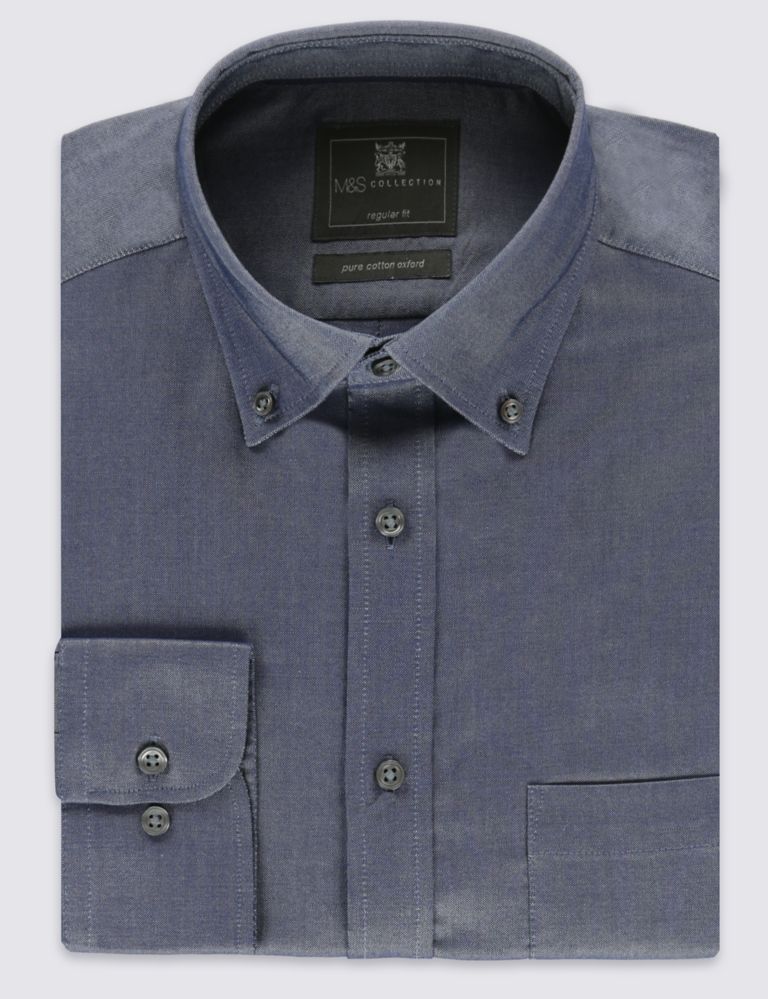 Pure Cotton Regular Fit Oxford Shirt 2 of 5