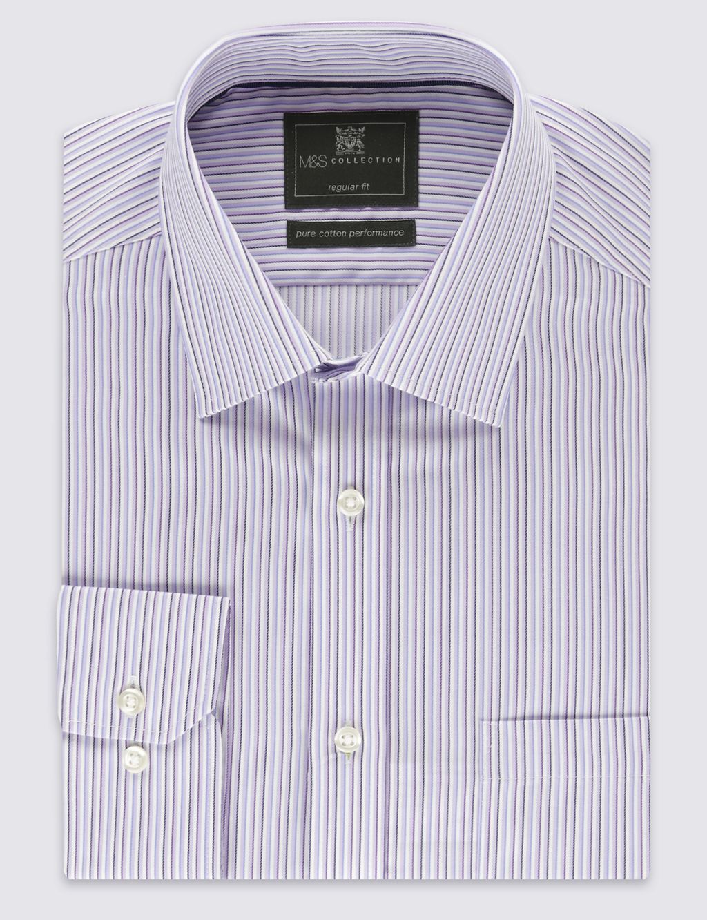 Pure Cotton Regular Fit Shirt with Pocket 1 of 5