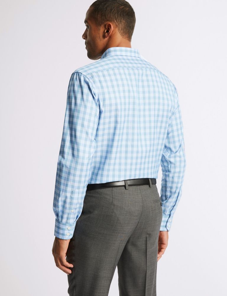 Pure Cotton Regular Fit Shirt with Pocket 4 of 6