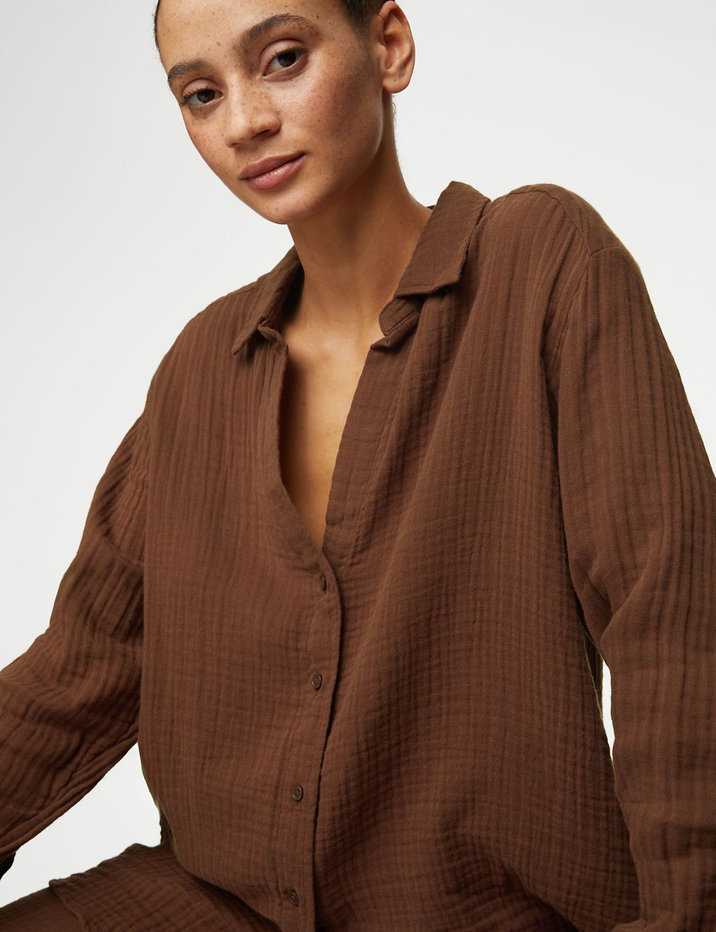 Pure Cotton Relaxed Beach Shirt 6 of 7