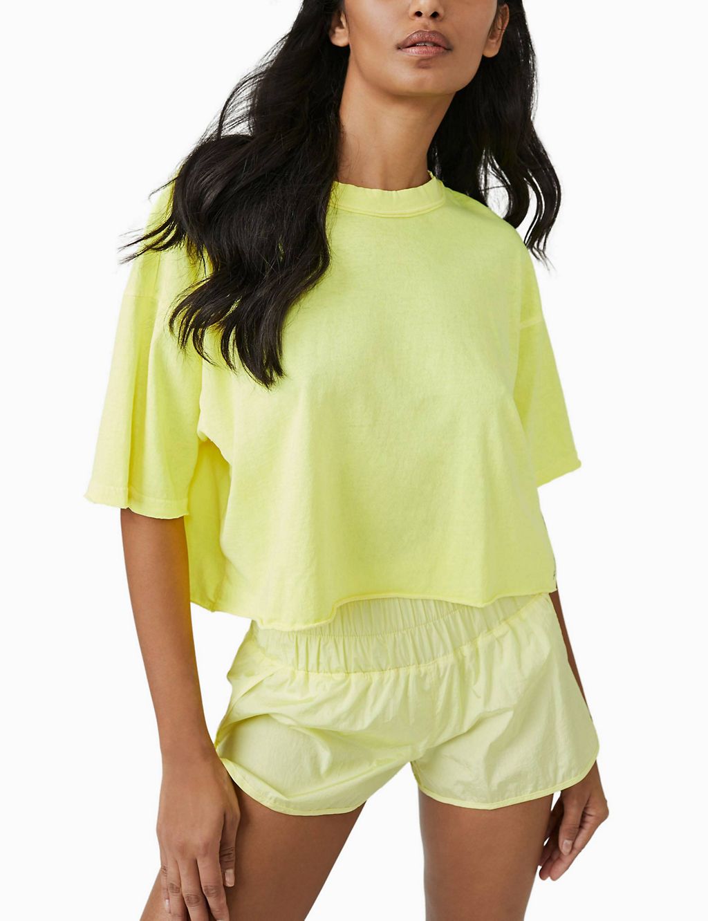Pure Cotton Relaxed Crop Top 3 of 4
