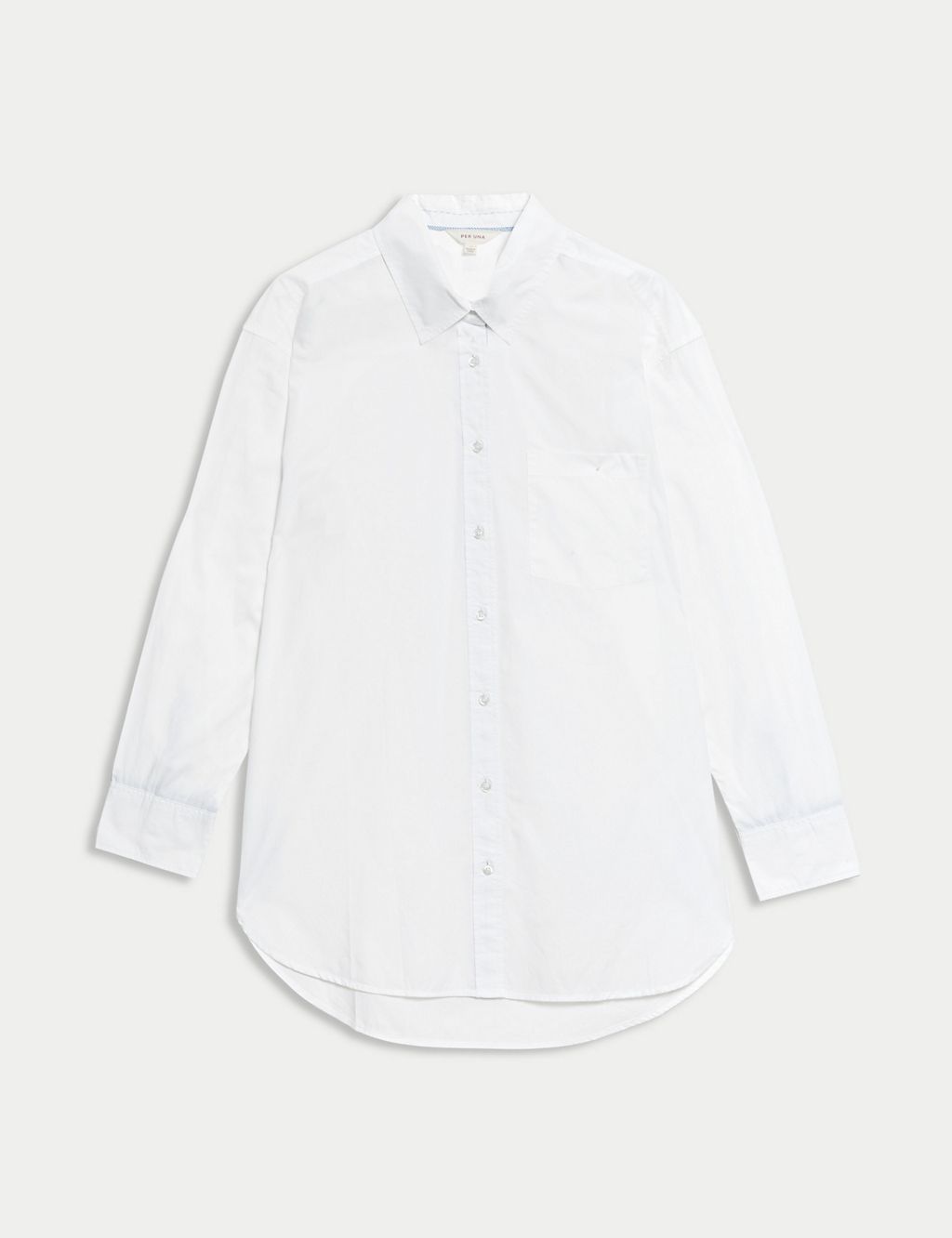 Pure Cotton Relaxed Longline Shirt 1 of 6